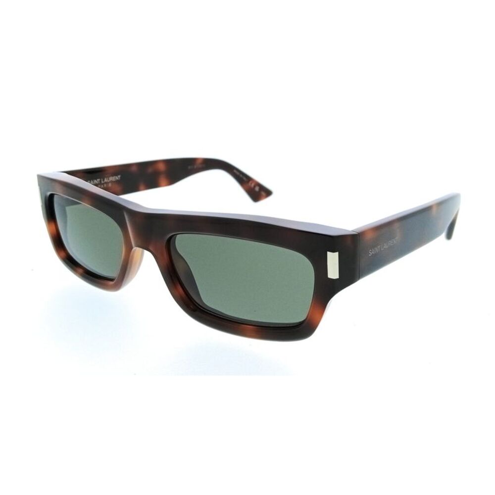Saint Laurent SL 837-002 Havana Rectangle Mens Sunglasses